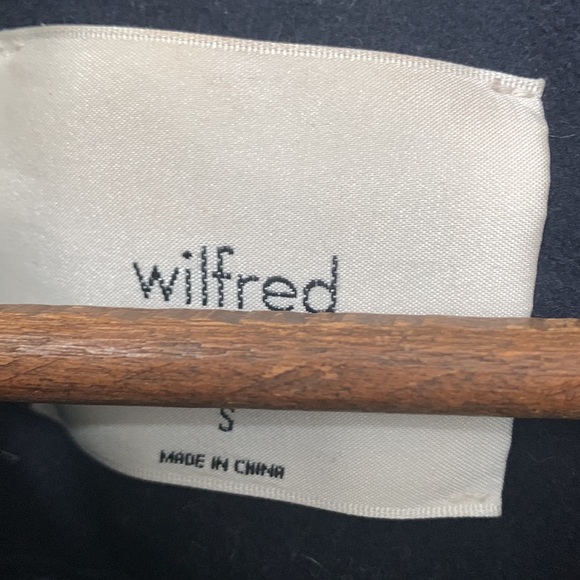 Wilfred cocoon coat-Navy Small - Picture 2 of 2